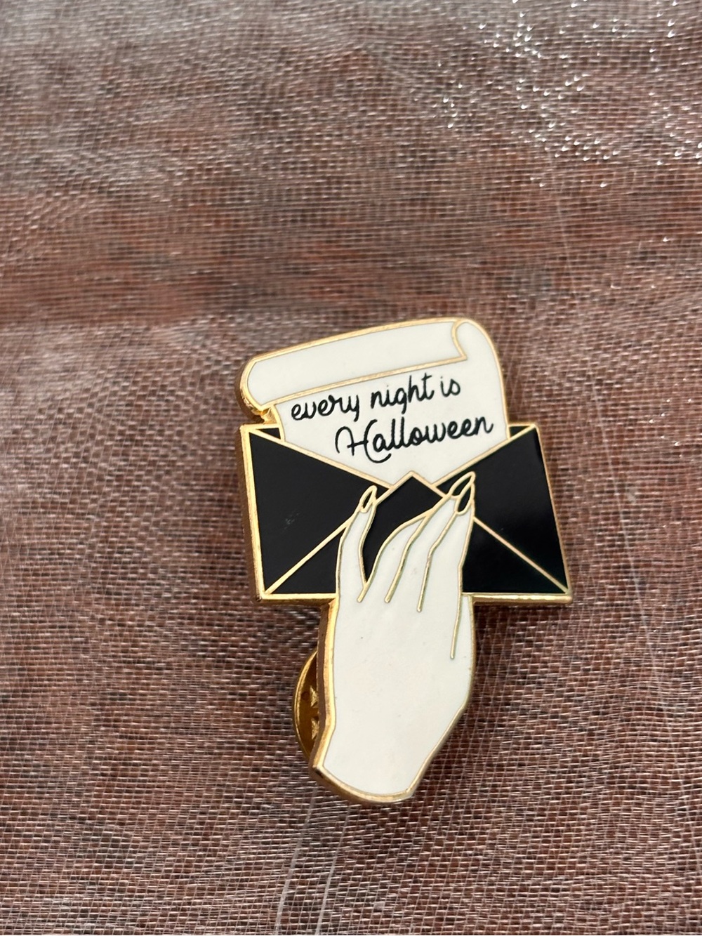 Every Night Is Halloween Enamel Pin 🐈‍⬛ 🎃